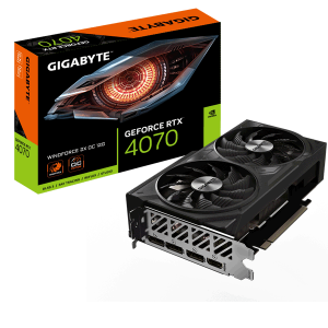 Відеокарта Gigabyte GeForce RTX 4070 WINDFORCE 2X OC 12G (GV-N4070WF2OC-12GD)