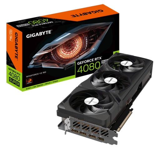 Відеокарта Gigabyte GeForce RTX 4080 SUPER WINDFORCE V2 16G (GV-N408SWF3V2-16GD)
