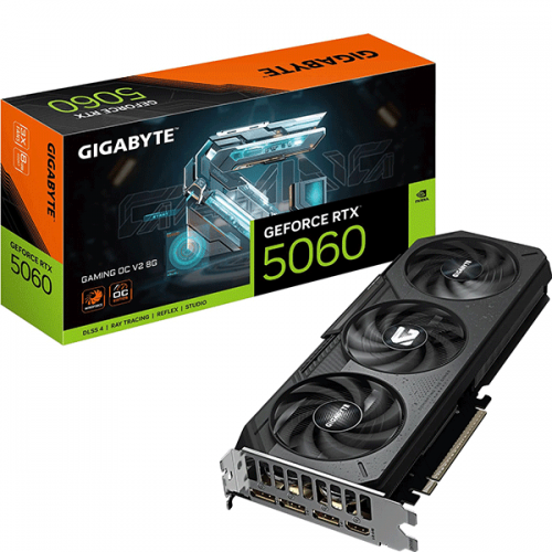 Відеокарта Gigabyte GeForce RTX 5060 GAMING OC V2 8G (GV-N5060GAMING OCV2-8GD) Відеокарта Gigabyte GeForce RTX 5060 GAMING OC V2 8G (GV-N5060GAMING OCV2-8GD)