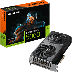 Відеокарта Gigabyte GeForce RTX 5060 WINDFORCE OC 8G (GV-N506WF2OC-8GD)