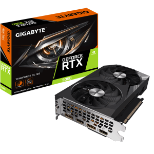 Відеокарта Gigabyte GeForce RTX 3060 WINDFORCE OC 12G rev.2.0 LHR (GV-N3060WF2OC-12GD)