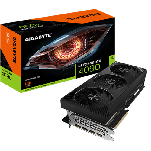 Відеокарта Gigabyte GeForce RTX 4090 WINDFORCE 24G (GV-N4090WF3-24GD)