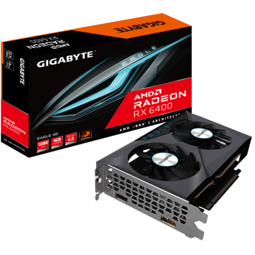 Відеокарта Gigabyte Radeon RX 6400 EAGLE 4G (GV-R64EAGLE-4GD)