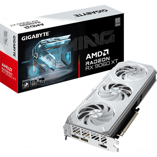 Відеокарта Gigabyte Radeon RX 9060 XT GAMING OC ICE 16G (GV-R906XGAMINGOCICE-16GD) Відеокарта Gigabyte Radeon RX 9060 XT GAMING OC ICE 16G (GV-R906XGAMINGOCICE-16GD)