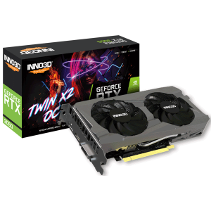 Відеокарта Inno3D GeForce RTX 3050 8GB TWIN X2 OC (N30502-08D6X-1711VA41)