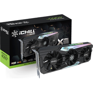 Відеокарта Inno3D GeForce RTX 4060 Ti 8GB ICHILL X3 (C406T3-08D6X-17113389)