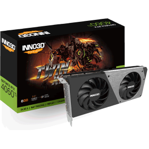 Відеокарта Inno3D GeForce RTX 4060 Ti 8GB TWIN X2 OC (N406T2-08D6X-171153N)