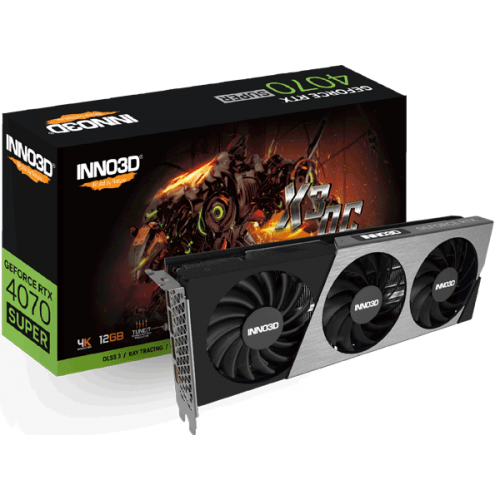 Відеокарта Inno3D GeForce RTX 4070 SUPER X3 OC (N407S3-126XX-186162L)
