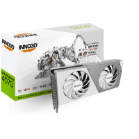 Відеокарта Inno3D GeForce RTX 4070 TWIN X2 OC WHITE (N40702-126XX-185252W)