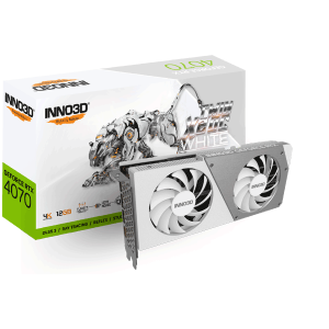 Відеокарта Inno3D GeForce RTX 4070 TWIN X2 OC WHITE (N40702-126XX-185252W)