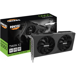Відеокарта Inno3D GeForce RTX 5060 8GB TWIN X2 (N50602-08D7-195071N)