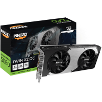 Відеокарта Inno3D GeForce RTX 5060 8GB TWIN X2 OC (N50602-08D7X-195070N)