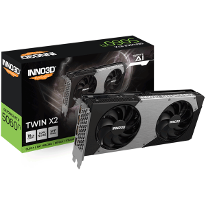 Відеокарта Inno3D GeForce RTX 5060 Ti 16GB TWIN X2 (N506T2-16D7-191073N)