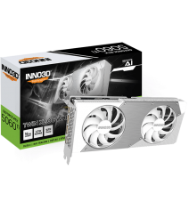 Відеокарта Inno3D GeForce RTX 5060 Ti 16GB TWIN X2 OC WHITE (N506T2-16D7X-191073W)