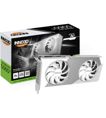 Відеокарта Inno3D GeForce RTX 5060 Ti 8GB TWIN X2 OC WHITE (N506T2-08D7X-193075W)