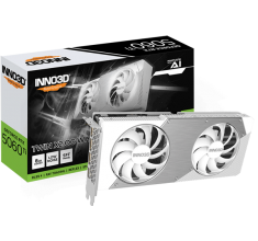 Відеокарта Inno3D GeForce RTX 5060 Ti 8GB TWIN X2 OC WHITE (N506T2-08D7X-193075W)
