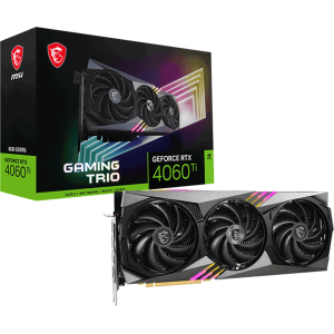 Відеокарта MSI GeForce RTX 4060 Ti (RTX 4060 Ti GAMING TRIO 8G)