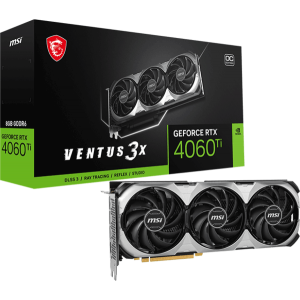 Відеокарта MSI GeForce RTX 4060 Ti (RTX 4060 Ti VENTUS 3X OC 8G)