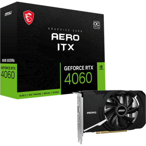 Відеокарта MSI GeForce RTX 4060 (RTX 4060 AERO ITX 8G OC)