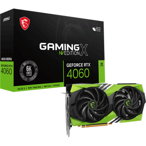 Відеокарта MSI GeForce RTX 4060 (RTX 4060 GAMING X NV EDITION 8G)