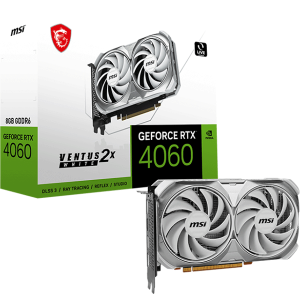 Відеокарта MSI GeForce RTX 4060 (RTX 4060 VENTUS 2X WHITE 8G)