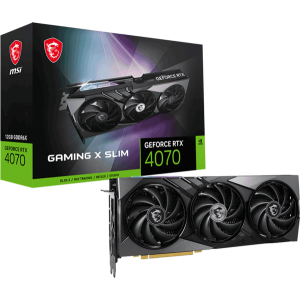 Відеокарта MSI GeForce RTX 4070 (RTX 4070 GAMING X SLIM 12G)