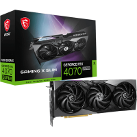 Відеокарта MSI GeForce RTX 4070 SUPER (RTX 4070 SUPER 12G GAMING X SLIM)