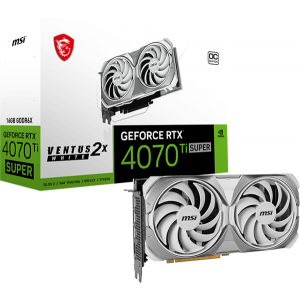 Відеокарта MSI GeForce RTX 4070 Ti SUPER (RTX 4070 Ti SUPER 16G VENTUS 2X WHITE OC)