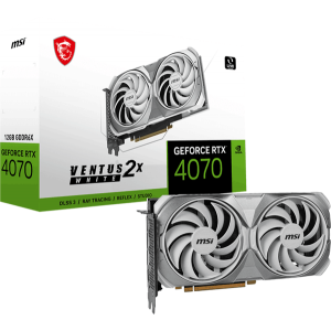 Відеокарта MSI GeForce RTX 4070 (RTX 4070 VENTUS 2X WHITE 12G)