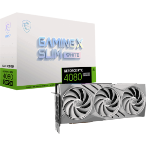 Відеокарта MSI GeForce RTX 4080 SUPER (RTX 4080 SUPER 16G GAMING X SLIM WHITE)