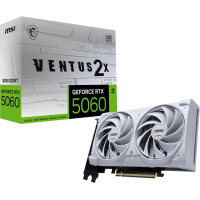 Відеокарта MSI GeForce RTX 5060 (RTX 5060 8G VENTUS 2X OC WHITE)