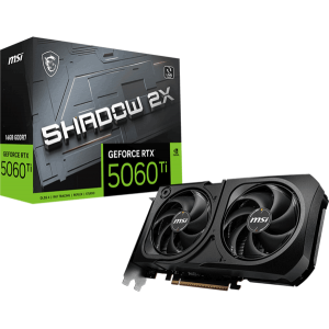 Відеокарта MSI GeForce RTX 5060 Ti (RTX 5060 Ti 16G SHADOW 2X PLUS)