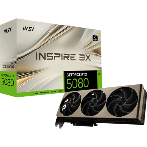 Відеокарта MSI GeForce RTX 5080 (RTX 5080 16G INSPIRE 3X)
