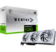 Відеокарта MSI GeForce RTX 5080 (RTX 5080 16G VENTUS 3X WHITE)