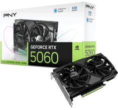 Відеокарта PNY GeForce RTX 5060 8GB Dual Fan GPU (VCG50608DFXPB1)