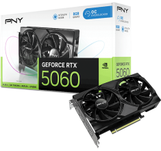 Відеокарта PNY GeForce RTX 5060 8GB Dual Fan OC GPU (VCG50608DFXPB1-O)