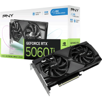 Відеокарта PNY GeForce RTX 5060 Ti 8GB Overclocked Dual Fan GPU (VCG5060T8DFXPB1-O) Відеокарта PNY GeForce RTX 5060 Ti 8GB Overclocked Dual Fan GPU (VCG5060T8DFXPB1-O)