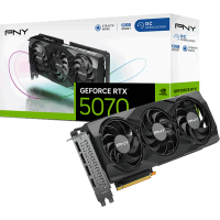 Відеокарта PNY GeForce RTX 5070 Overclocked Triple Fan GPU (VCG507012TFXPB1-O) Відеокарта PNY GeForce RTX 5070 Overclocked Triple Fan GPU (VCG507012TFXPB1-O)