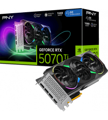 Відеокарта PNY GeForce RTX 5070 Ti ARGB EPIC-X Overclocked Triple Fan GPU (VCG5070T16TFXXPB1-O)