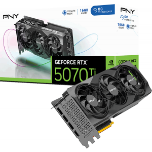 Відеокарта PNY GeForce RTX 5070 Ti Overclocked Triple Fan GPU (VCG5070T16TFXPB1-O)