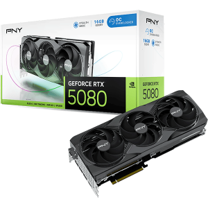 Відеокарта PNY GeForce RTX 5080 Overclocked Triple Fan GPU (VCG508016TFXPB1-O)