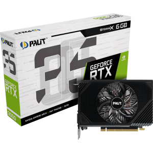 Відеокарта Palit GeForce RTX 3050 StormX 6GB (NE63050018JE-1070F)