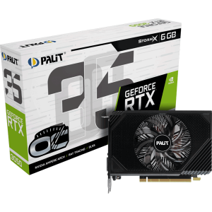 Відеокарта Palit GeForce RTX 3050 StormX OC 6GB (NE63050S18JE-1070F)