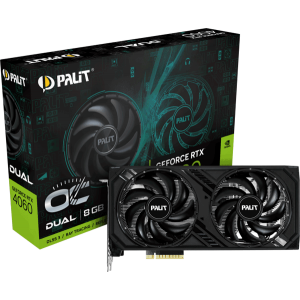 Відеокарта Palit GeForce RTX 4060 Dual OC 8GB (NE64060T19P1-1070D)