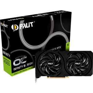 Відеокарта Palit GeForce RTX 4060 Infinity 2 OC 8GB (NE64060S19P1-1070L)