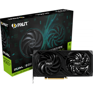 Відеокарта Palit GeForce RTX 4060 Ti Dual 8GB (NE6406T019P1-1060D)