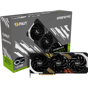 Відеокарта Palit GeForce RTX 4070 Ti GamingPro OC (NED407TT19K9-1043A)