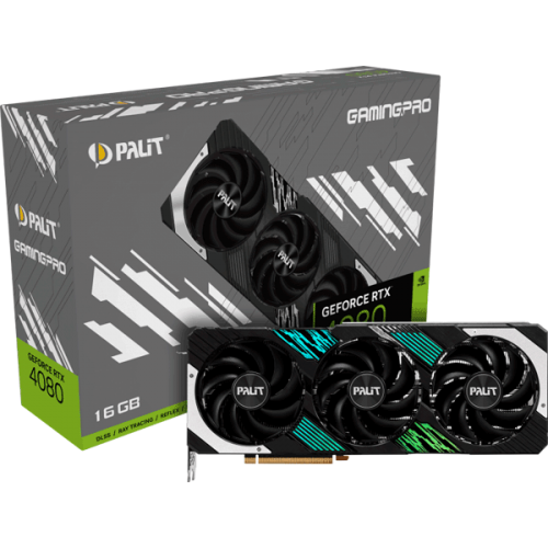 Відеокарта Palit GeForce RTX 4080 GamingPro 16GB (NED4080019T2-1032A)