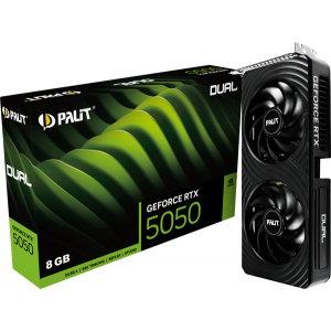 Відеокарта Palit GeForce RTX 5050 Dual 8GB (NE65050019P1-GB2070D)