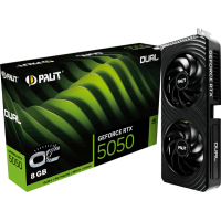 Відеокарта Palit GeForce RTX 5050 Dual OC 8GB (NE65050S19P1-GB2070D)